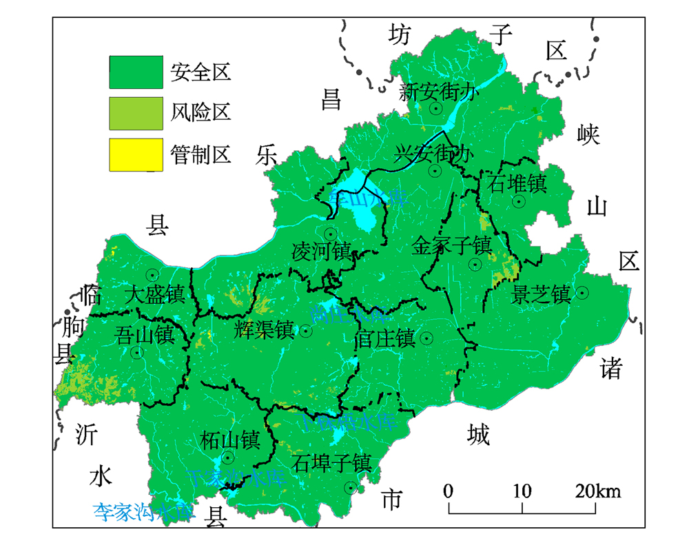 安丘市镇区分布地图图片